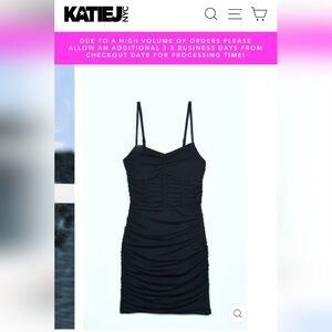 Katie J Tween Lola Matte, Black, Med, worn once